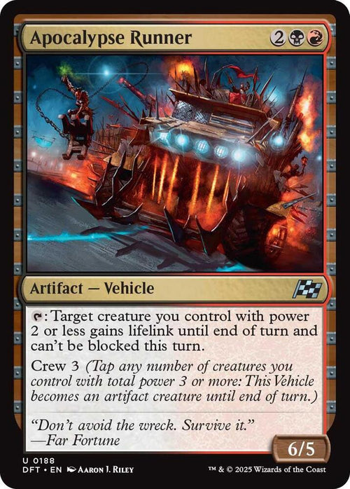 Apocalypse Runner [Foil] #188 Magic Aetherdrift image 0