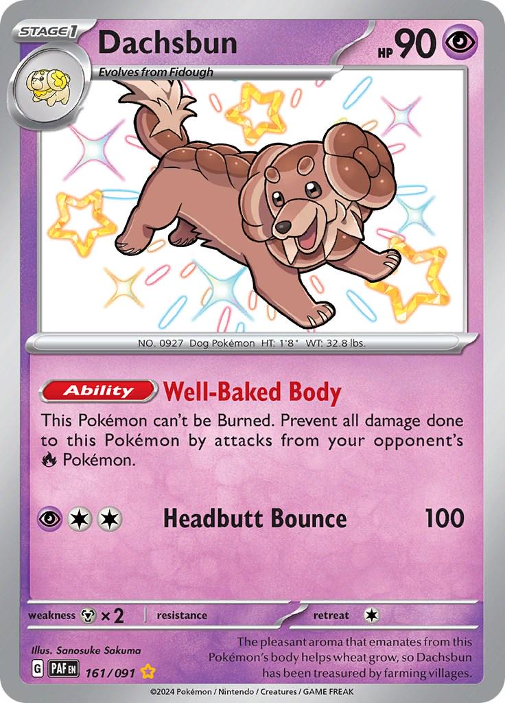 Dachsbun #161 Pokemon Paldean Fates image 0