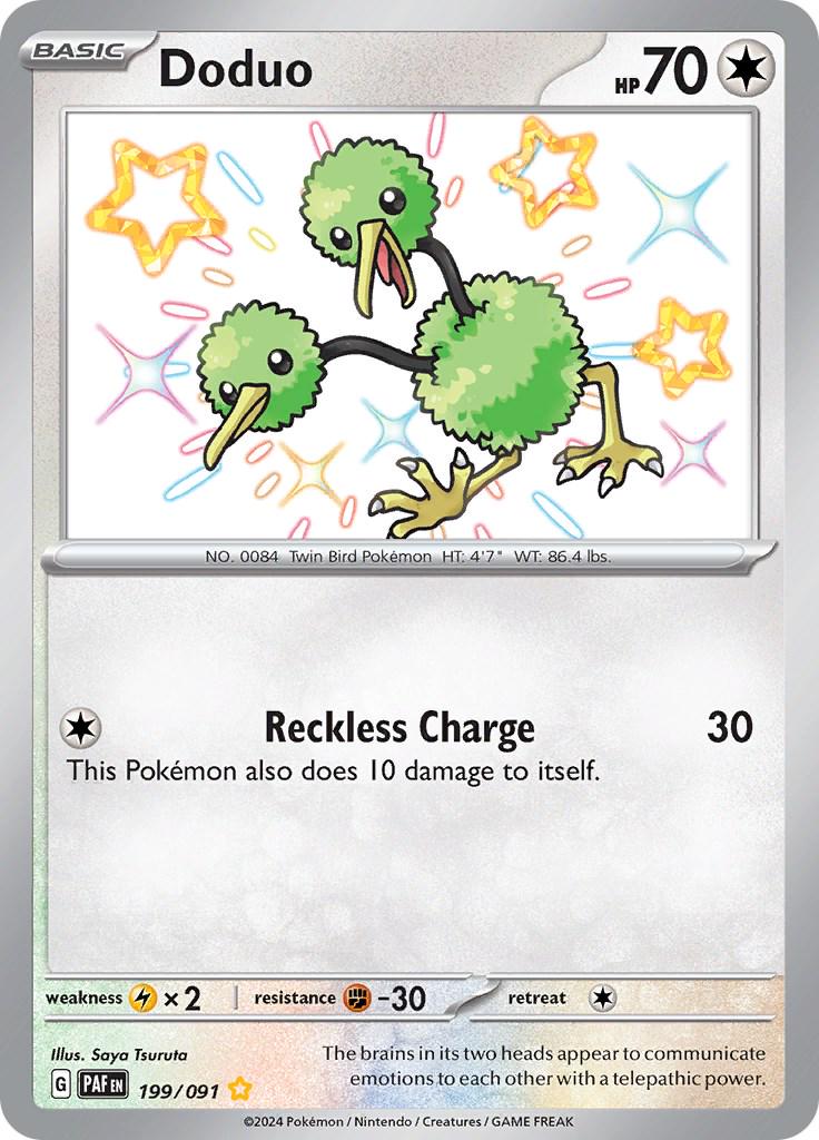 Doduo #199 Pokemon Paldean Fates image 0