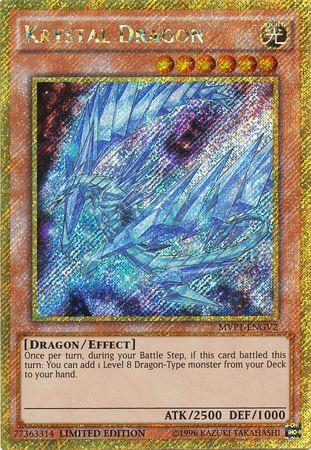 Krystal Dragon MVP1-ENGV2 YuGiOh The Dark Side Of Dimensions Movie Pack image 0