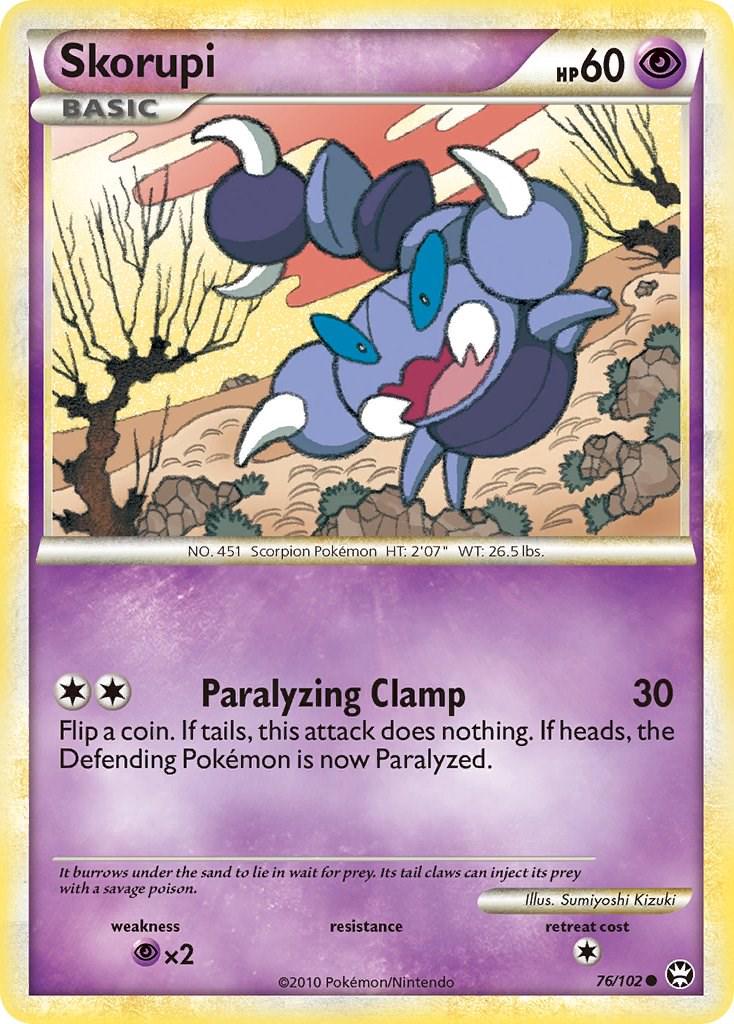 Skorupi #76 Pokemon Triumphant image 0