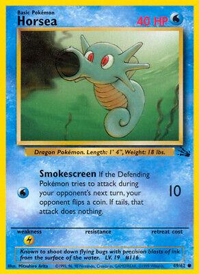 Horsea #49 Pokemon Fossil (LP) image 0