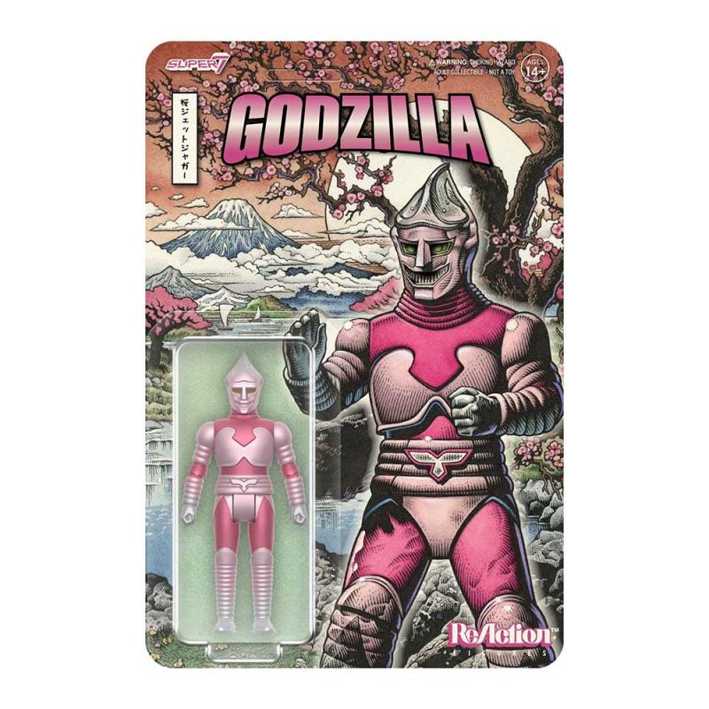 Super7 Toho ReAction Jet Jaguar (Cherry Blossom) Figure image 0