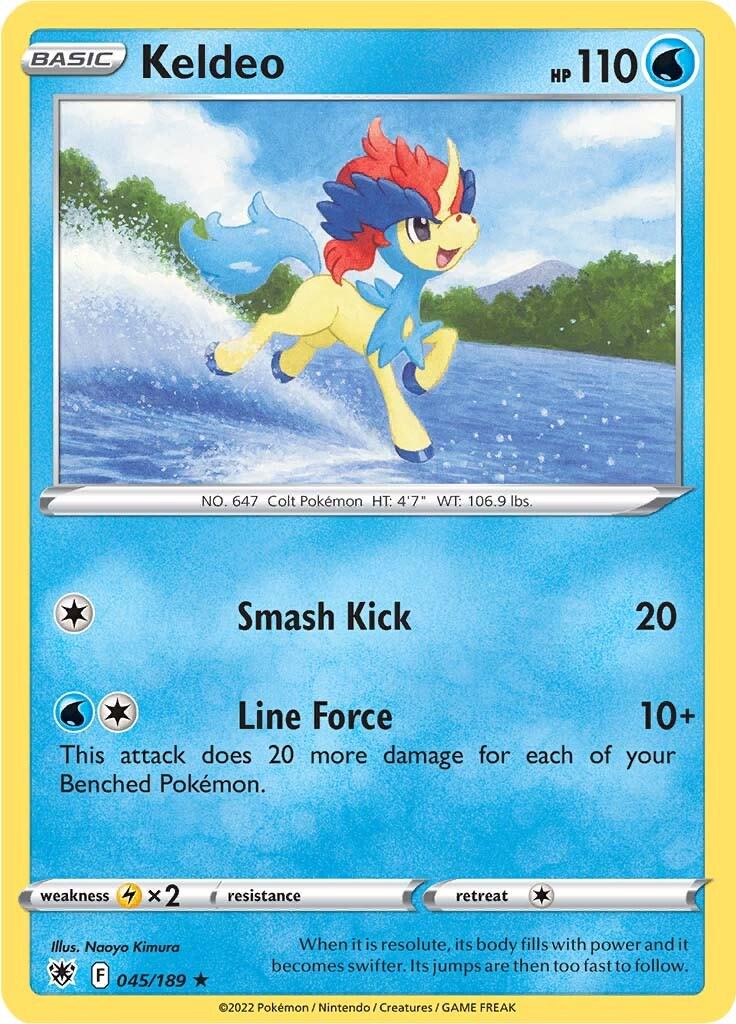 Keldeo [Holo] #45 Pokemon Astral Radiance image 0