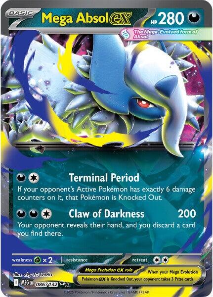 Mega Absol ex #86 Pokemon Mega Evolution image 0