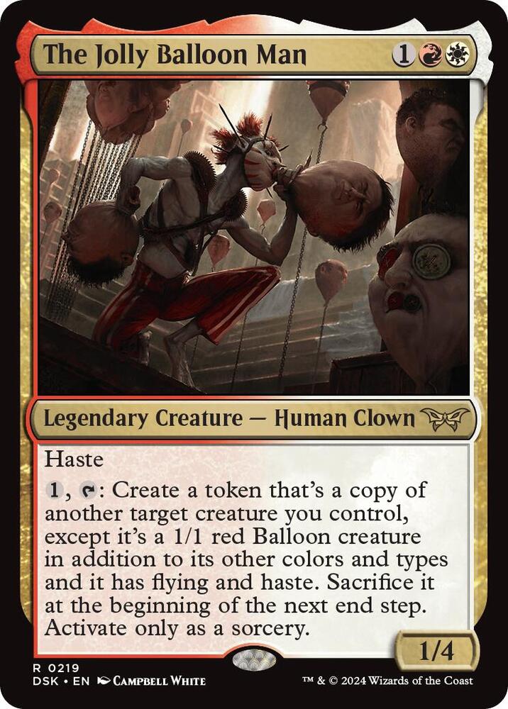 The Jolly Balloon Man #219 Magic Duskmourn: House of Horror image 0