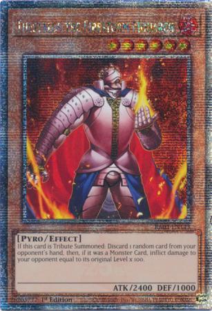Thestalos the Firestorm Monarch [Quarter Century Secret Rare] RA03-EN143 image 0