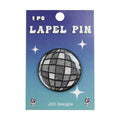 Glitter Disco Ball Enamel Lapel Pin