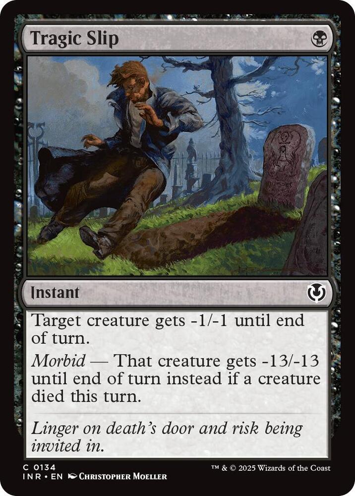 Tragic Slip [Foil] #134 Magic Innistrad Remastered image 0