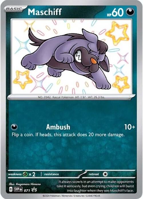 Maschiff #71 Pokemon Promo image 0