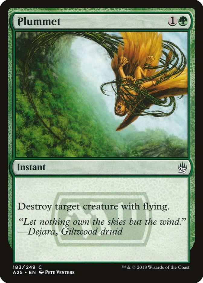 Plummet [Foil] #183 Magic Masters 25 image 0