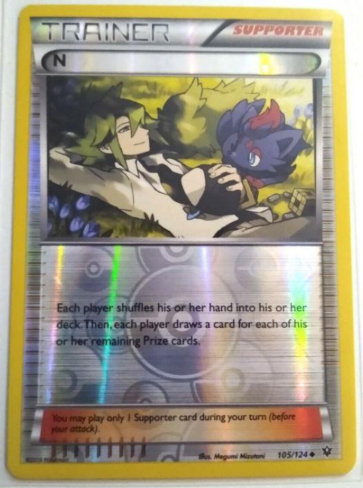N [Reverse Holo] #105 Pokemon Fates Collide image 0