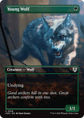 Young Wolf [Borderless Foil] #319 Magic Innistrad Remastered image 0