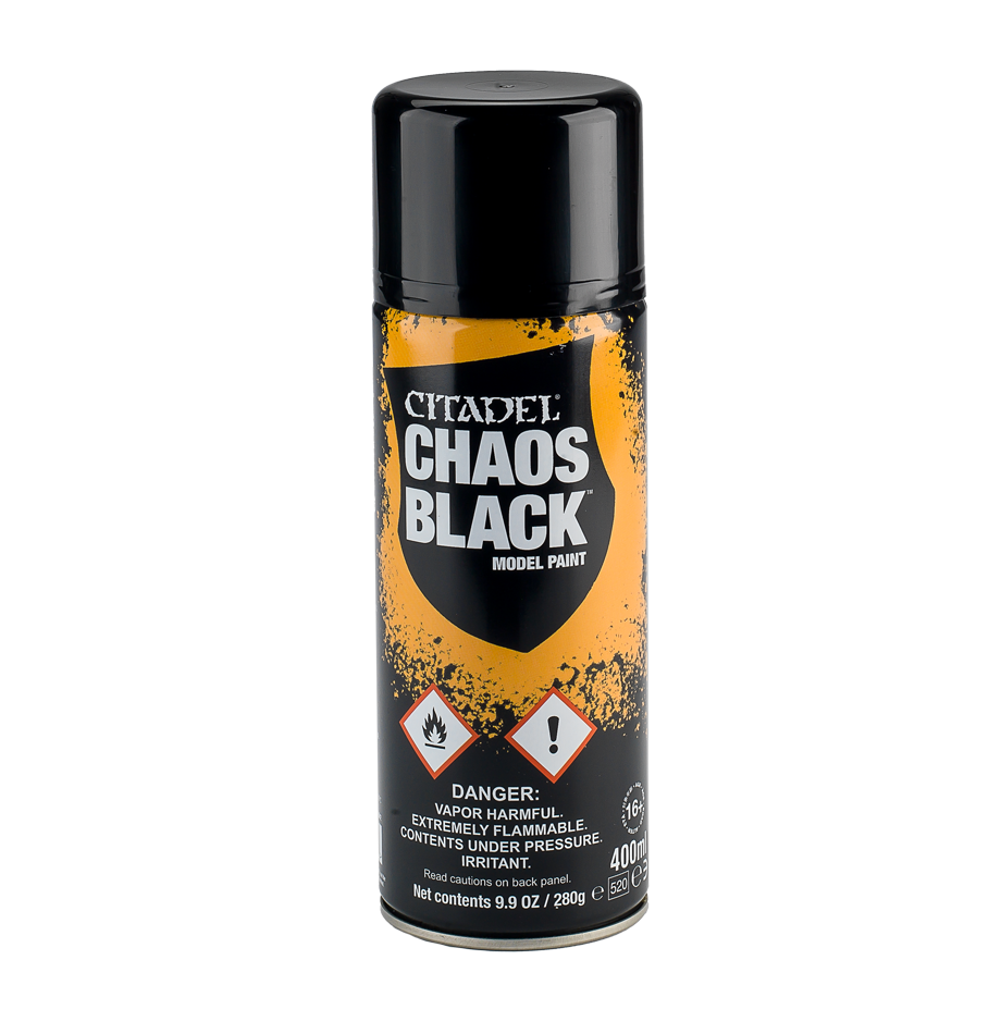Citadel Chaos Black Spray Paint (10oz) image 0