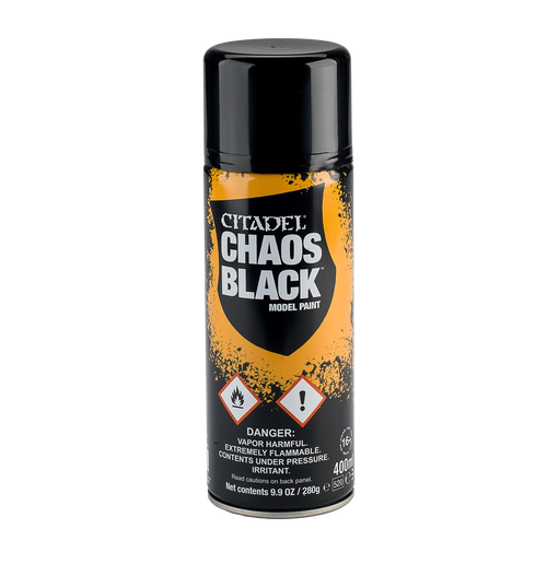 Citadel Chaos Black Spray Paint (10oz) image 0