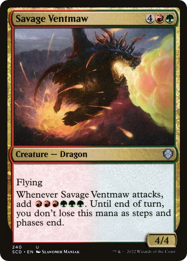 Savage Ventmaw #240 Magic Starter Commander Decks