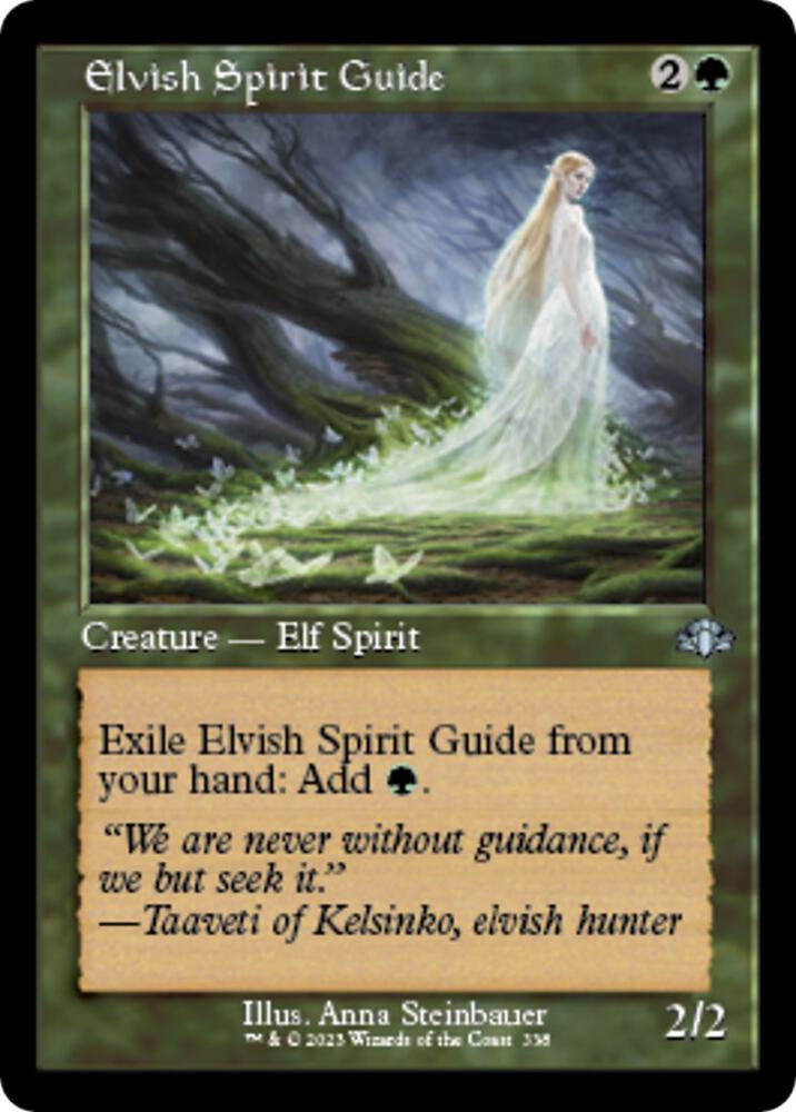 Elvish Spirit Guide [Retro Frame Foil] #338 Magic Dominaria Remastered