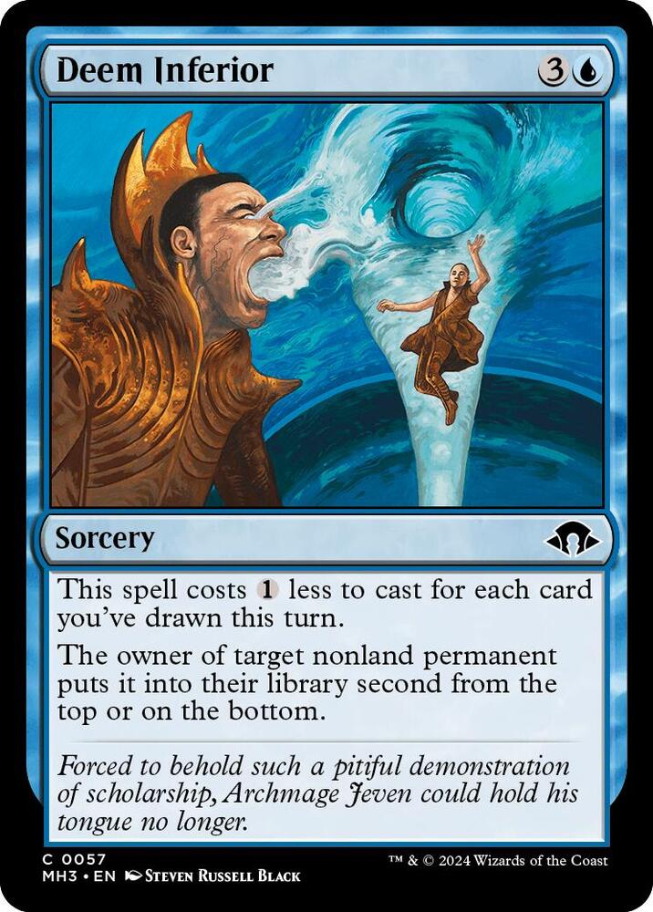 Deem Inferior [Foil] #57 Magic Modern Horizons 3 image 0