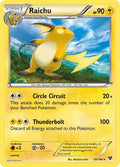 Raichu #43 Pokemon XY image 0