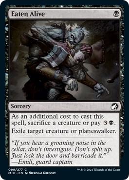 Eaten Alive - Innistrad: Midnight Hunt Foil image 0