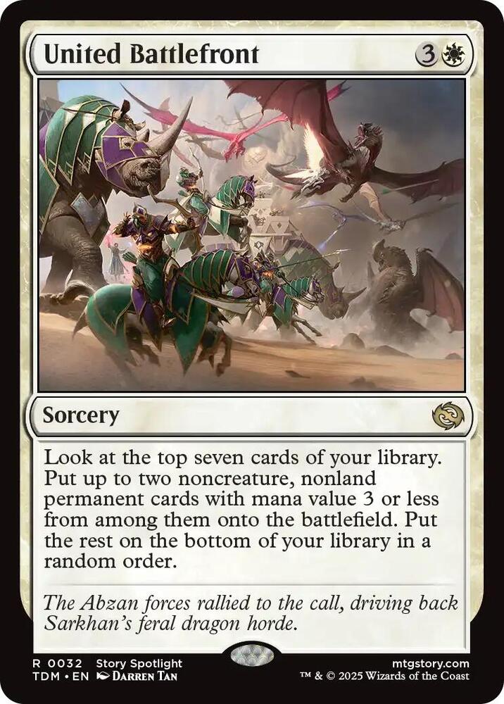 United Battlefront #32 Magic Tarkir: Dragonstorm image 0