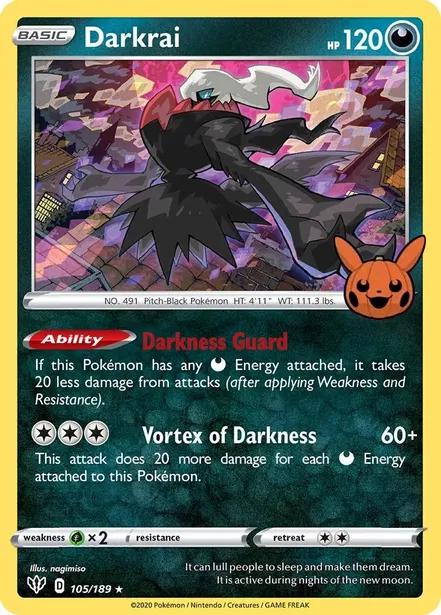 Darkrai [Holo] #105 Pokemon Trick or Trade 2022 image 0