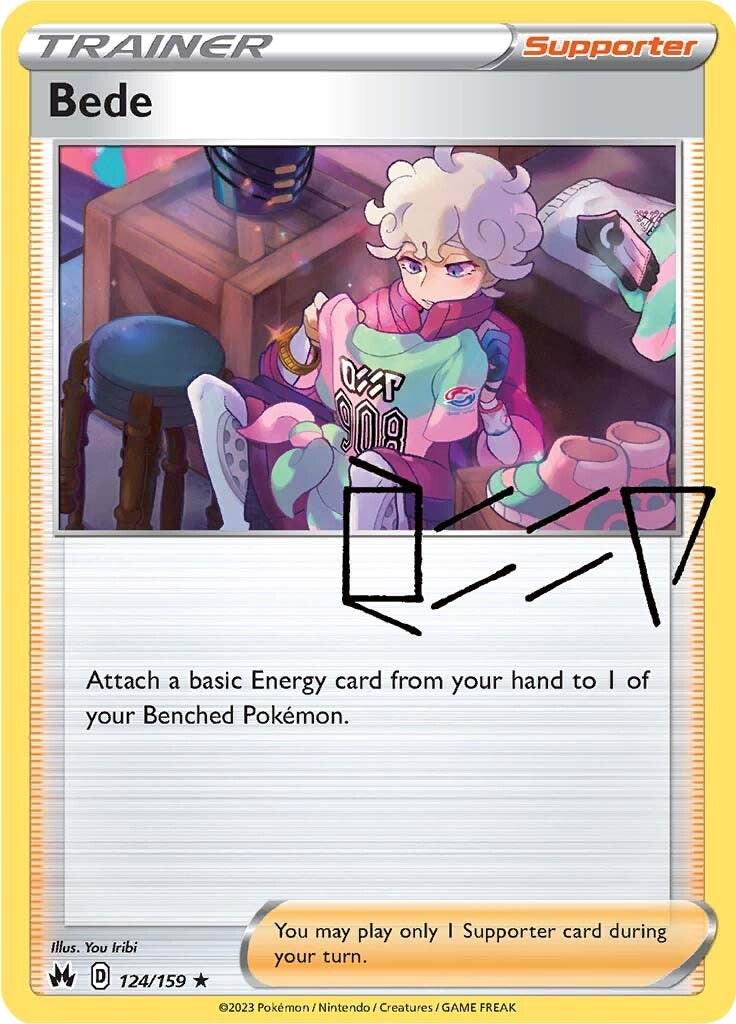 Bede [Holo] #124 Pokemon Crown Zenith image 0