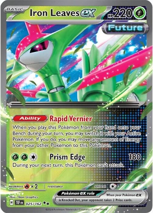 Iron Leaves ex #25 Pokemon Temporal Forces image 0