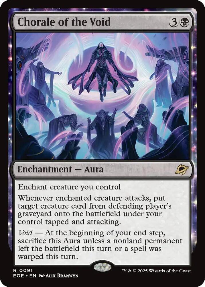 Chorale of the Void [Foil] #91 Magic Edge of Eternities image 0