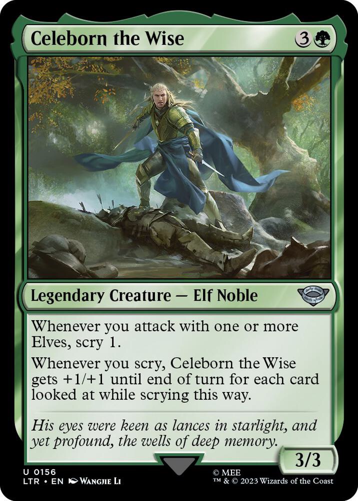 Celeborn the Wise [Foil] #156 Magic Lord of the Rings