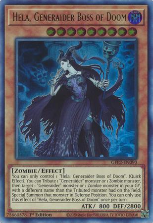 Hela, Generaider Boss Of Doom [1st Edition] GFP2-EN090 image 0