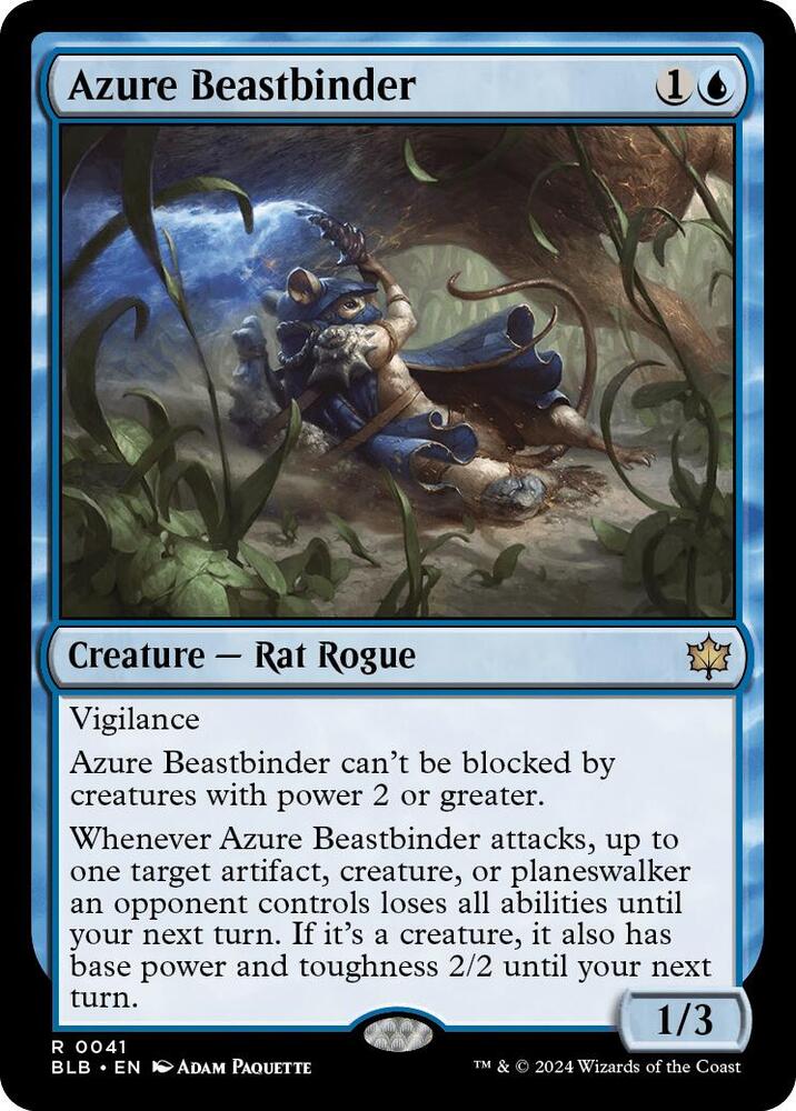 Azure Beastbinder #41 Magic Bloomburrow image 0