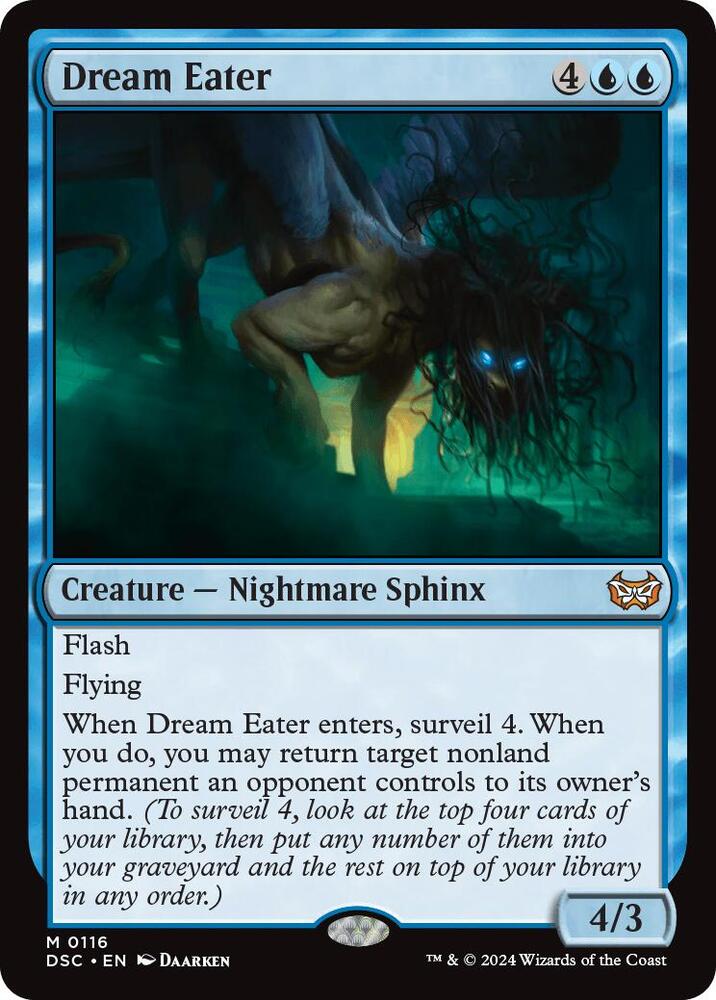 Dream Eater #116 Magic Duskmourn: House of Horror Commander image 0