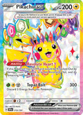 Pikachu ex #219 Pokemon Surging Sparks image 0