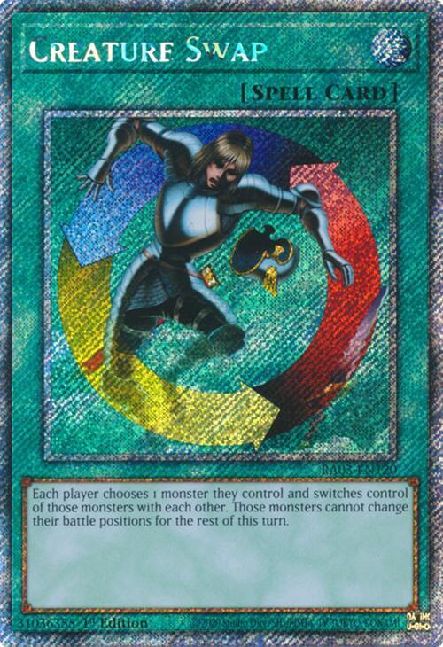 Creature Swap [Platinum Secret Rare] RA03-EN120 image 0