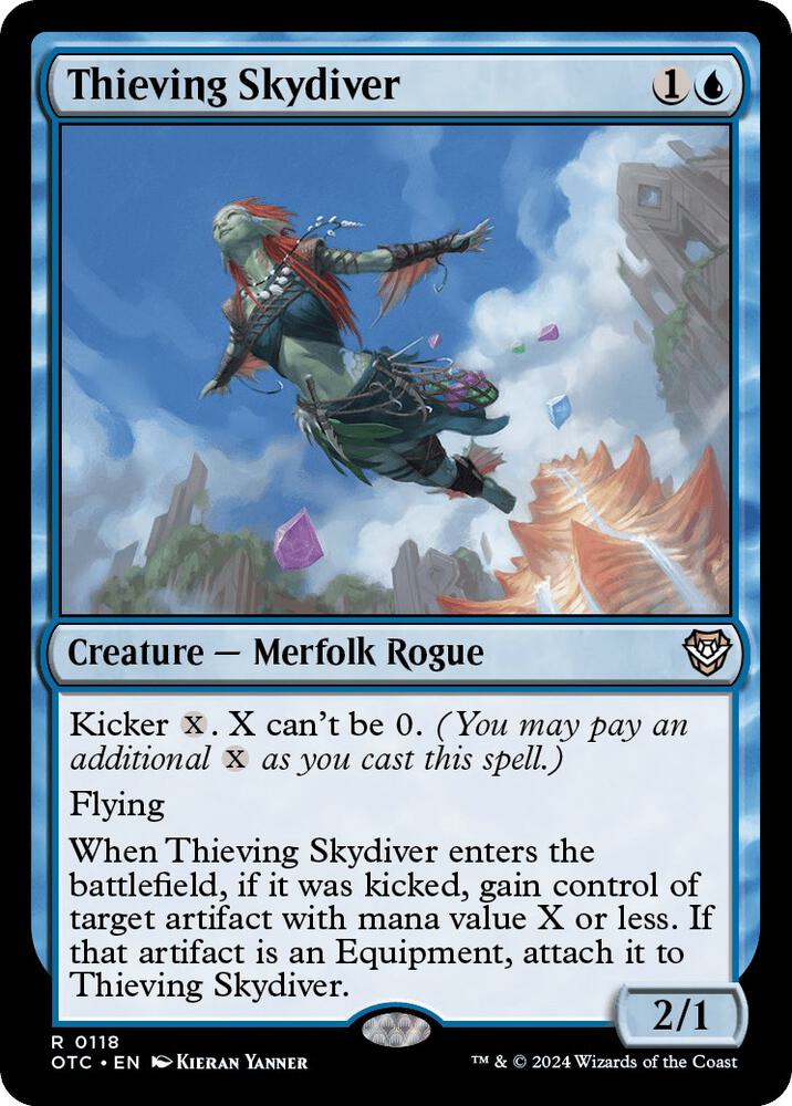 Thieving Skydiver #118 Magic OTC image 0
