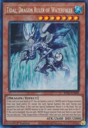 Tidal, Dragon Ruler of Waterfalls [PCR] RA03-EN009 image 0