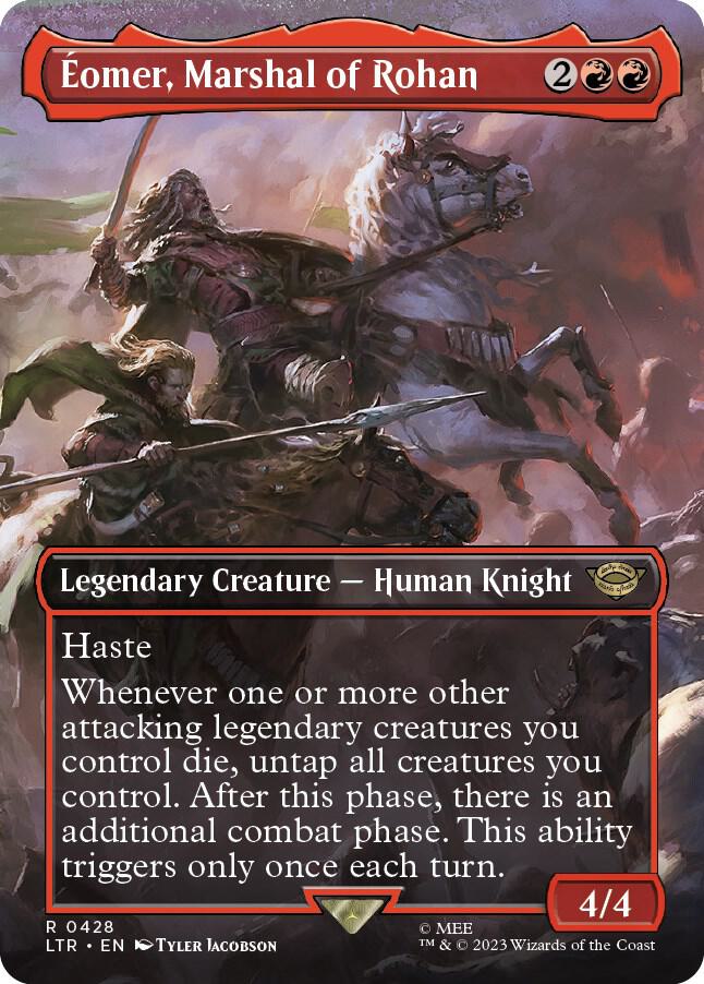 Eomer, Marshal Of Rohan [Borderless Foil] #428 Magic Lord of the Rings image 0