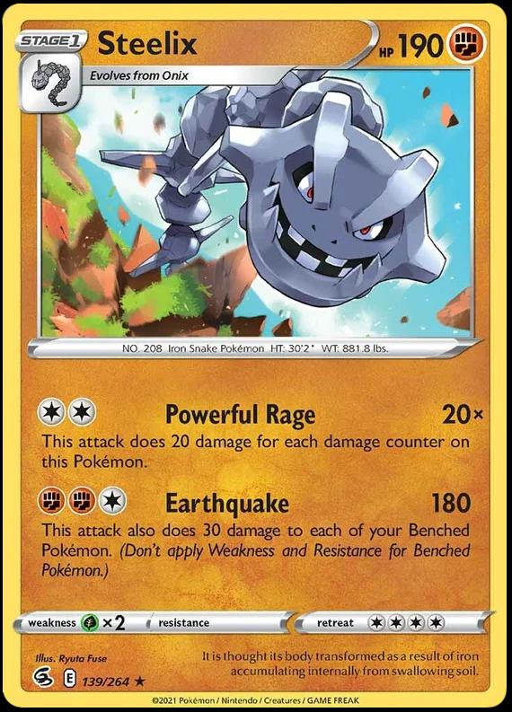 Steelix [Holo] #139 Pokemon Fusion Strike image 0