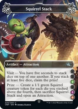 Squirrel Stack (3/5/6) [Foil] #228 Magic Unfinity image 0