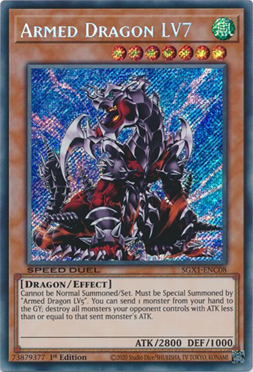 Armed Dragon LV7 [Secret Rare] SGX1-ENC08 image 0