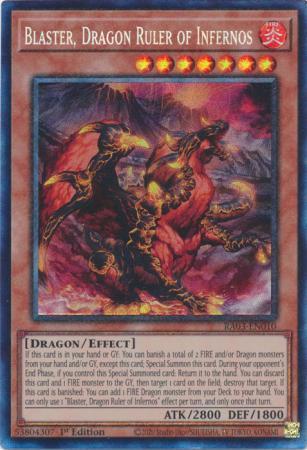 Blaster, Dragon Ruler of Infernos [PCR] RA03-EN010 image 0