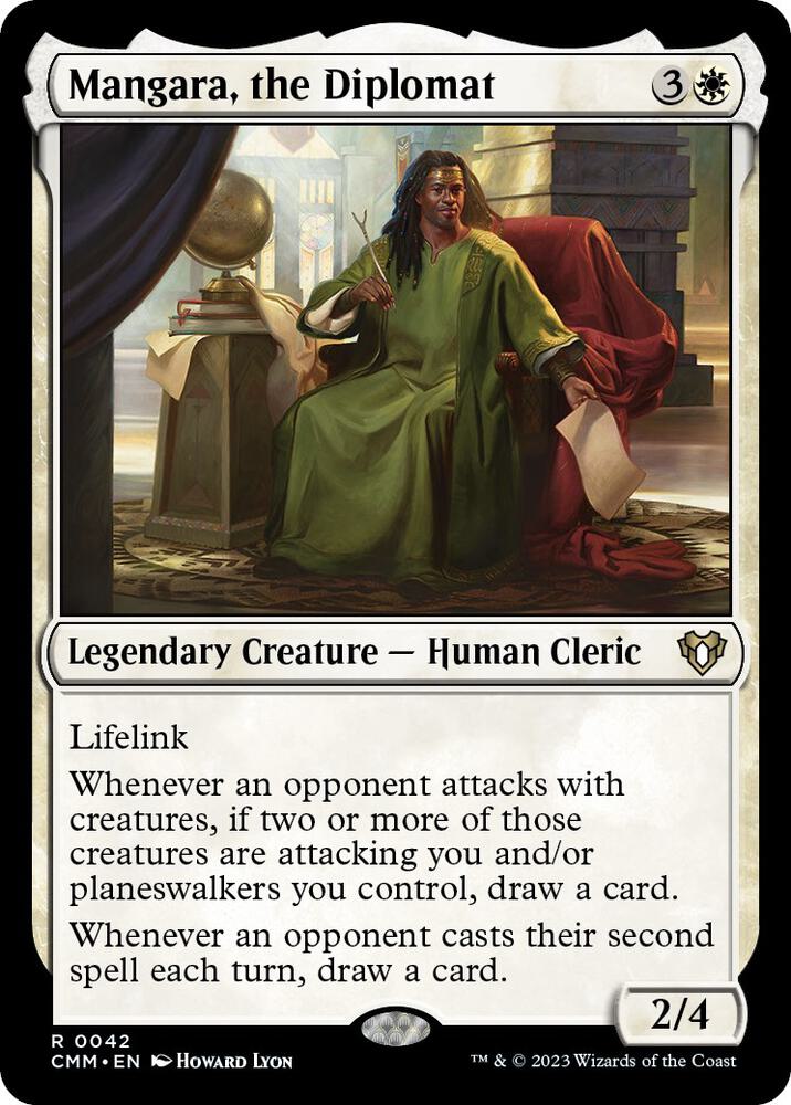 Mangara, the Diplomat #42 Magic Commander Masters