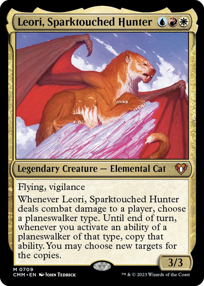 Leori, Sparktouched Hunter [Foil] #709 Magic Commander Masters