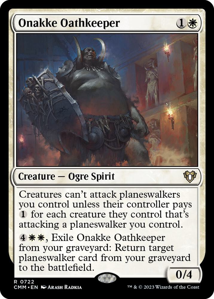 Onakke Oathkeeper #722 Magic Commander Masters