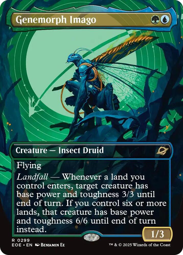 Genemorph Imago [Borderless Foil] #299 Magic Edge of Eternities image 0