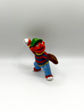 Sesame Street Ernie Throwing Baseball 2.5" Figure (1990s) image 0