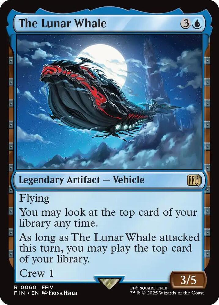 The Lunar Whale [Foil] #60 Magic Final Fantasy image 0