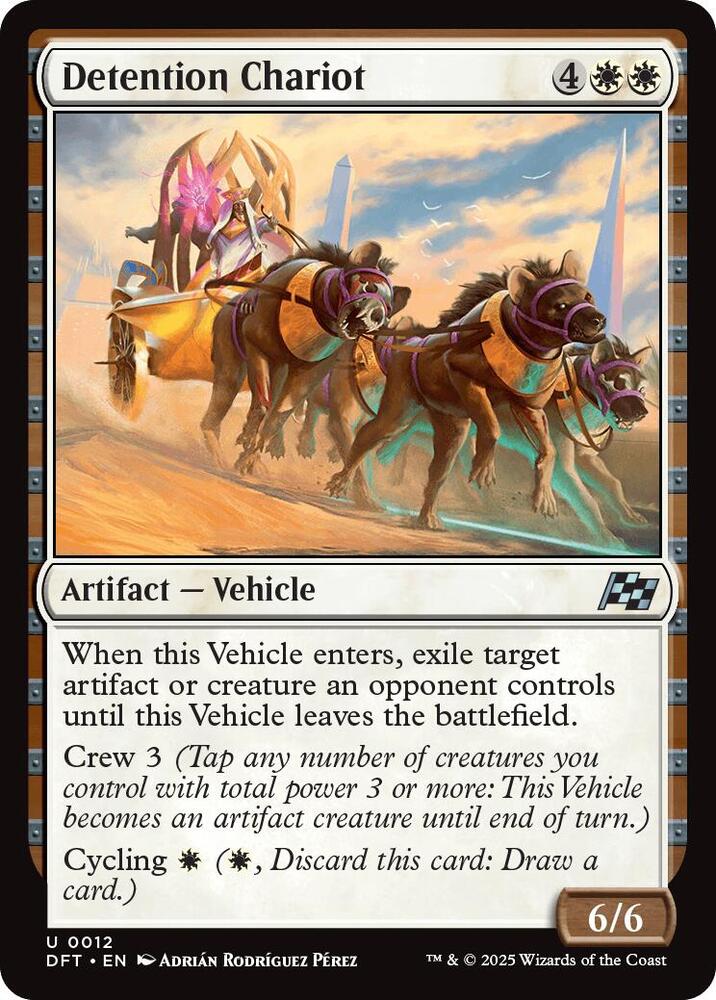 Detention Chariot [Foil] #12 Magic Aetherdrift image 0