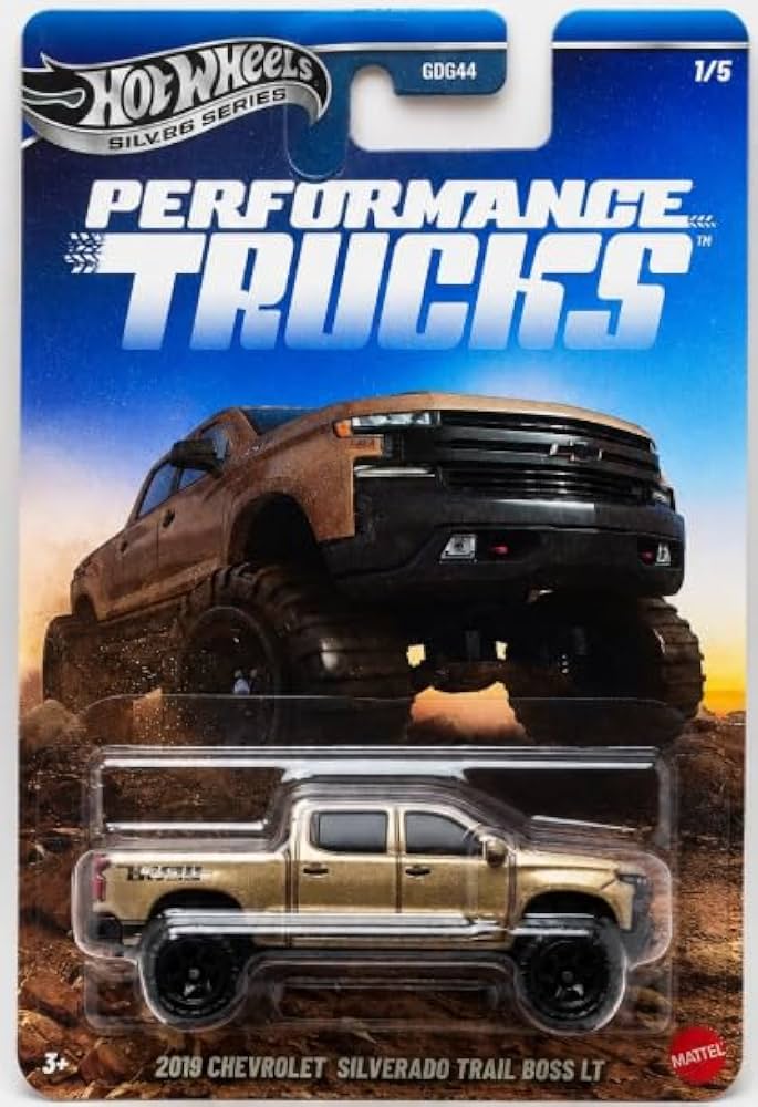 Hot Wheels Silver Series Performance Trucks - 2019 Chevrolet Silverado Trail Boss LT
